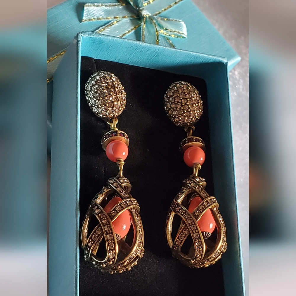 Vtg. Dangled Post Earrings by LA Vintage
